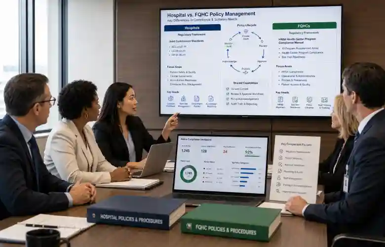 hospital-vs-fqhc-policy-management-software