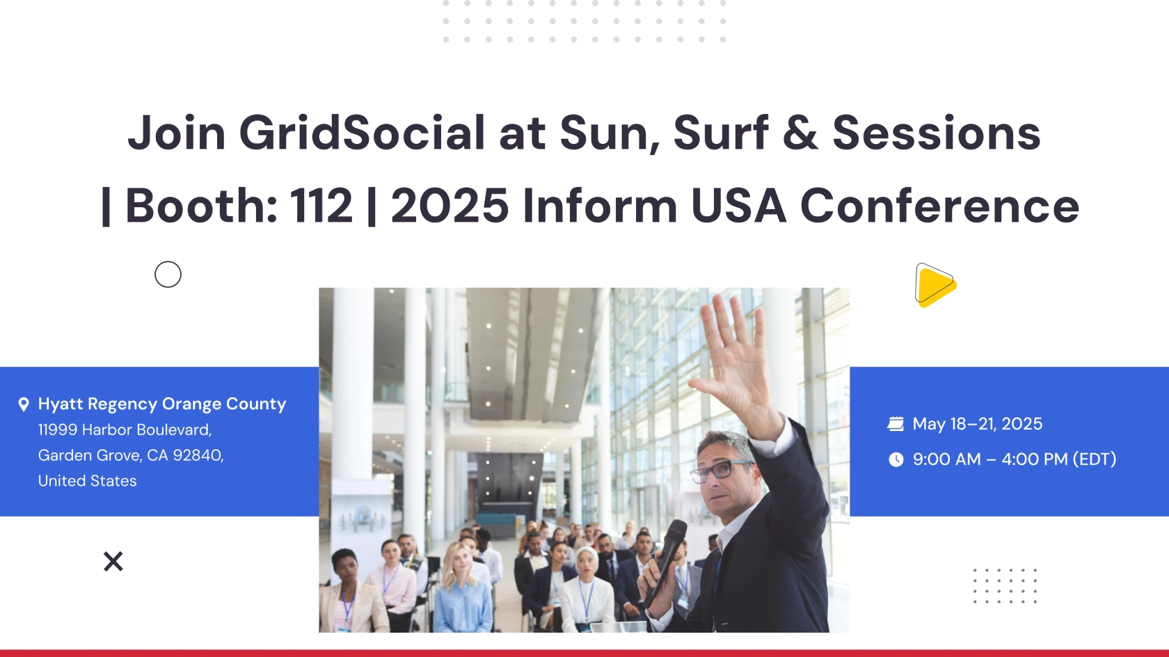 GridSocial at Sun Surf and Sessions Inform USA Conference
